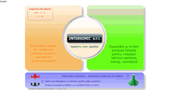 Desktop Screenshot of intersonic.ro